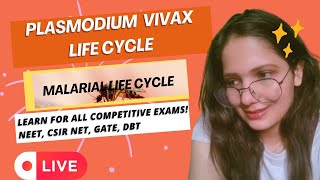 Plasmodium vivax Life Cycle Malarial Parasite by Sonia Nain Vira Education All Competitive exams [upl. by Anehc]