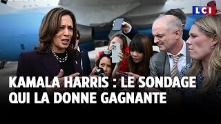 Kamala Harris  le sondage qui la donne gagnante [upl. by Acinod103]