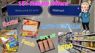 Walmart Ibotta Deals 🔥 FREE ITEMS and Cash back on Lego [upl. by Savil]