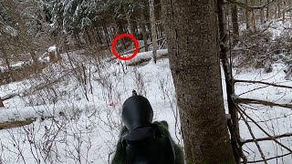 Tracking Down a BIG Maine Buck on Snow A Dream Fulfilled  Big Woods Hunting  Public Access [upl. by Mabel]