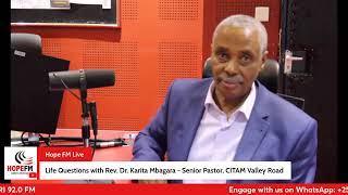 Life Questions with Rev Dr Karita Mbagara  CITAM Valley Road [upl. by Hgiel556]