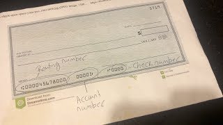 How to find your routing number account number and check number on a personal check [upl. by Wendin]