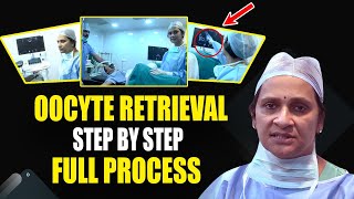 OOCYTE RETRIEVAL step by step procedure by Dr Geetha Reddy ART specialist Amrutha Fertility Centre [upl. by Nywrad333]