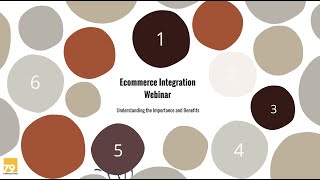 eCommerce Integration Webinar [upl. by Stilu797]