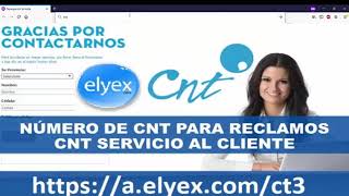 CNT Servicio al Cliente  reclamos reparaciones y reportes [upl. by Eiro]