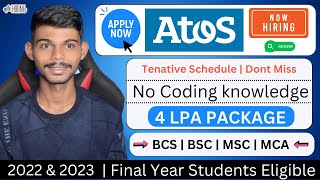 Atos Syntel Hiring Drive 2023  Final Years Eligible  Apply Now [upl. by Haag]