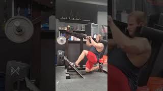 Demo pendulum split squat [upl. by Enaj]