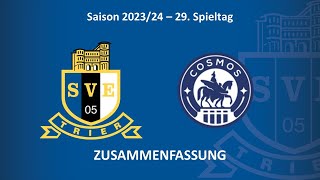 SVETV Eintracht Trier vs Cosmos Koblenz  Highlights 29 Spieltag Saison 2324 [upl. by Birdella326]