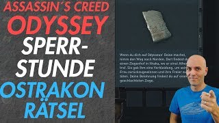 Assassins Creed Odyssey  Sperrstunde Ostrakon Rätsel Megaris Gelöst [upl. by Bertelli]