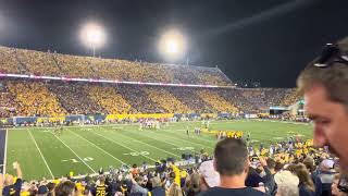 9162023 WVU vs Pitt Football Singing Sweet Caroline [upl. by Neehar]