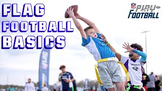 How to Play Flag Football  NFL Flag Football Basics [upl. by Kramal324]