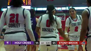 Live Holy Cross vs Stony Brook  CAA Womens Basketball [upl. by Belding]