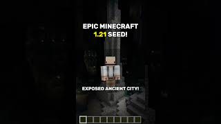 EXPOSED ANCIENT CITY Seed for Minecraft 121 best mcpe seed [upl. by Spencer433]