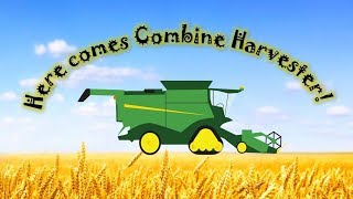 Combine Harvester School Harvest Production [upl. by Ayanal]