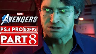 MARVELS AVENGERS Gameplay Walkthrough Part 8 1080P HD 60FPS PS4 PRO  No Commentary FULL GAME [upl. by Ayouqat]