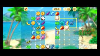 Onet Paradise connect 2 tiles  pair matching solving connect link puzzle game Level 19 gameplay [upl. by Terag449]