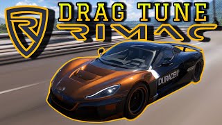 FORZA HORIZON 5  RIMAC CONCEPT TWO AND NEVERA DRAG TUNE [upl. by Lusa622]