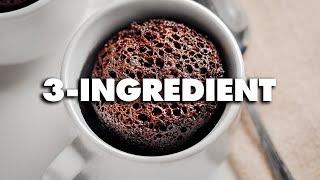 3 Ingredient Chocolate Mug Cake [upl. by Drandell214]