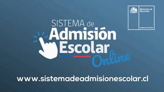 Tutorial para Apoderados Sistema de Admisión Escolar [upl. by Ahcilef]