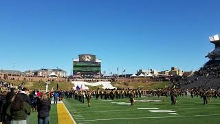 Missouri Tigers National Anthem and B2 Stealth Bomber Flyover 111018 [upl. by Cyprian]