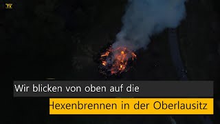 Wir blicken von oben auf die Hexenbrennen in der Oberlausitz [upl. by Atnauq]