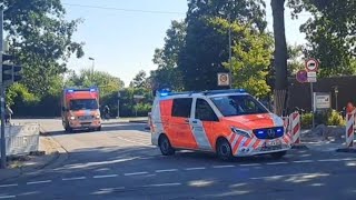 2x NEF  RTW der FURW 1 der Berufsfeuerwehr Oldenburg auf Einsatzfahrt [upl. by Axel]