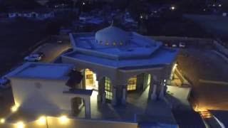 Beautiful Evening Aerial View of the Evergreen Islamic Center  MashaAllah [upl. by Siroval]