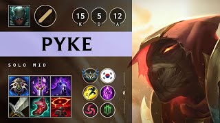 Pyke Mid vs Fizz Dominating  KR Challenger Patch 1416 [upl. by Ainitsirhc256]