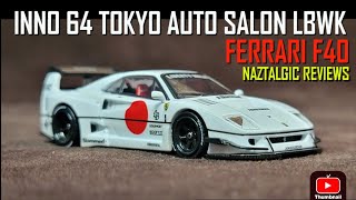 Unbox amp Review INNO64 Ferarri F40 Tokyo Auto salon 2023 [upl. by Edmond483]