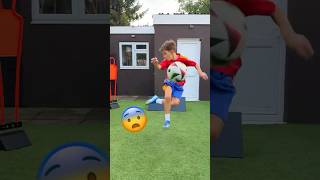 The BEST YOUNG FOOTBALLER⁉️😨 v7skills xntonio shorts football soccer tutorial [upl. by Anayd64]