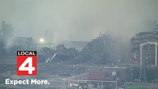 Video Aftermath of Trenton power plant implosion [upl. by Almira784]