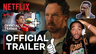 Everything Cam Reacts To Some Random Netflix Official Trailersss Eric Senna [upl. by Sirac581]