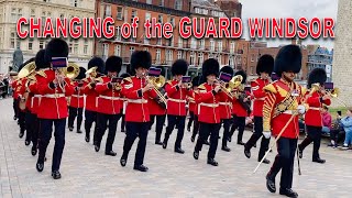 WINDSOR CASTLE GUARD 1st Battalion Welsh Guards with Band of the Grenadier Guards NEW [upl. by Diana822]