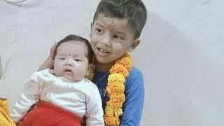 Aarika ka first Bhai Dooj [upl. by Gavin600]