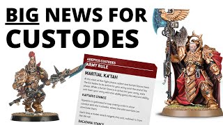 Massive Reveals for the Adeptus Custodes  Toughness 7 Terminators in 10th Edition Faction Focus [upl. by Rajiv]