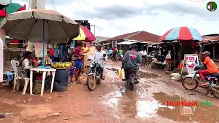 Walk inside Benin city today  busy streets [upl. by Hardy]