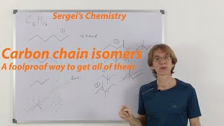 Carbonchain Isomers How to find all Isomers of an alkane [upl. by Jocko]