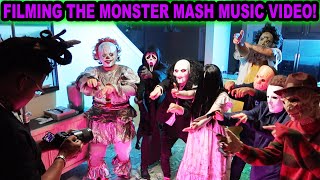 FILMING THE MONSTER MASH MUSIC VIDEO [upl. by Alveta97]