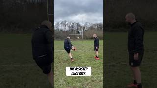 Double the fun 🫡🏆 Rugby TheRugbyGuy TrickShot [upl. by Saiff230]