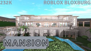 Tropical Mansion No Large Plot232k Roblox Bloxburg [upl. by Ano165]