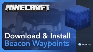 How to Setup Beacon Waypoints On Your Server  Minecraft Java [upl. by Anerbes]