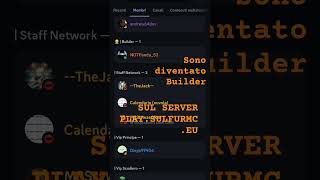 entrate nel server playsulfurmceu httpsdiscordggW9FKHrMb [upl. by Claud]