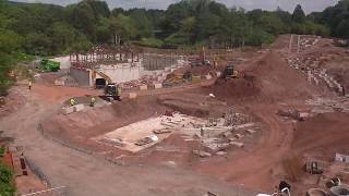 SW8 construction update June 2017  Alton Towers [upl. by Ceevah]