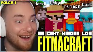 FITNACRAFT IST ZURÜCK 🤣🔥 MINECRAFT SERVER mit Monte Elotrix Eli Trymacs amp Co 😍  SolutionPlayz [upl. by Sinnelg211]