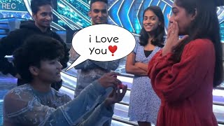 Samarpan Lama Proposed ❣️ Vartika Jha 😍 • Indias Best Dancer S3 [upl. by Ki]