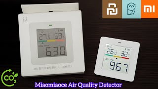 Miaomiaoce CO2 Air Quality Monitor by Xiaomi CO2  Temperature  Humidity Detector xiaomi [upl. by Tartan]