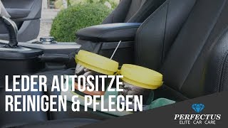 LederpflegeAuto Ledersitze  Reinigen ampPflegen [upl. by Sierra]