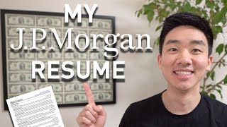 7 MustKnow Resume Tips From a Former JP Morgan Recruiting Captain [upl. by Anertak]