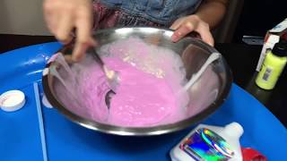 Recette de slime sans borax avec Tide [upl. by Eitirahc]