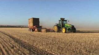 Glenvar Hay WA baling 2009wmv [upl. by Killie]